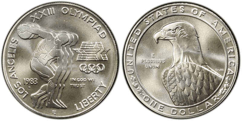 1983 Los Angeles Olympiad Commemorative Dollar