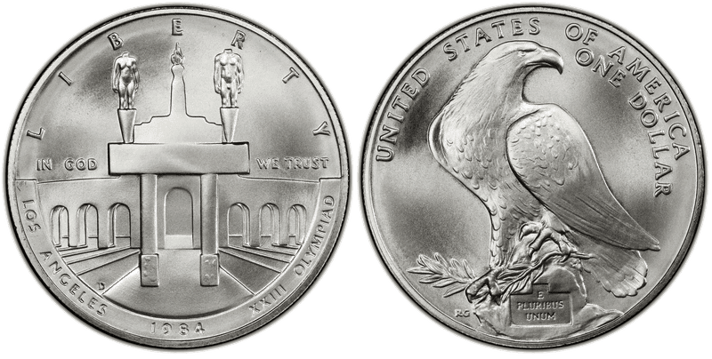 1984 Los Angeles Olympiad Commemorative Dollar