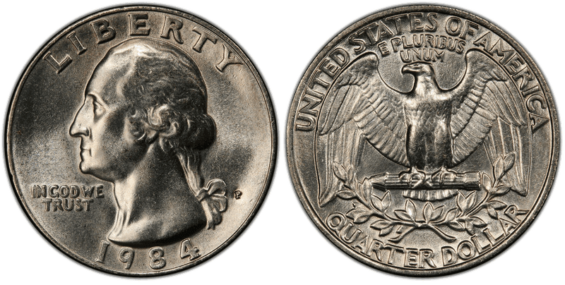 1984 (P) Washington Quarter