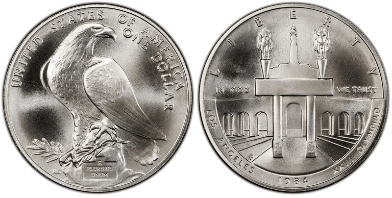 1984 (P) Olympic Dollar