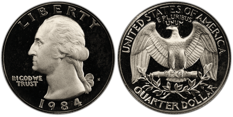 1984 (S) Proof Washington Quarter