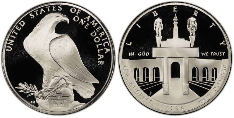 1984 (S) Proof Olympic Dollar