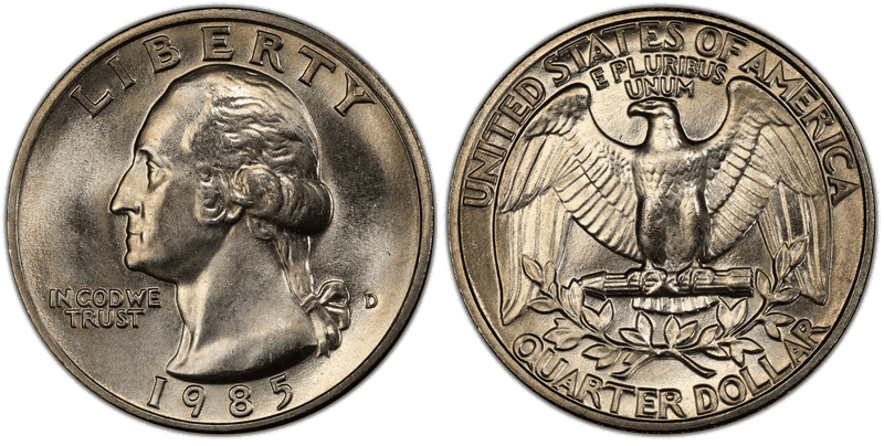 1985 Washington Quarter