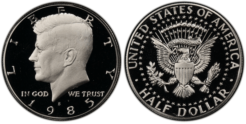 1985 (S) Proof Kennedy Half Dollar