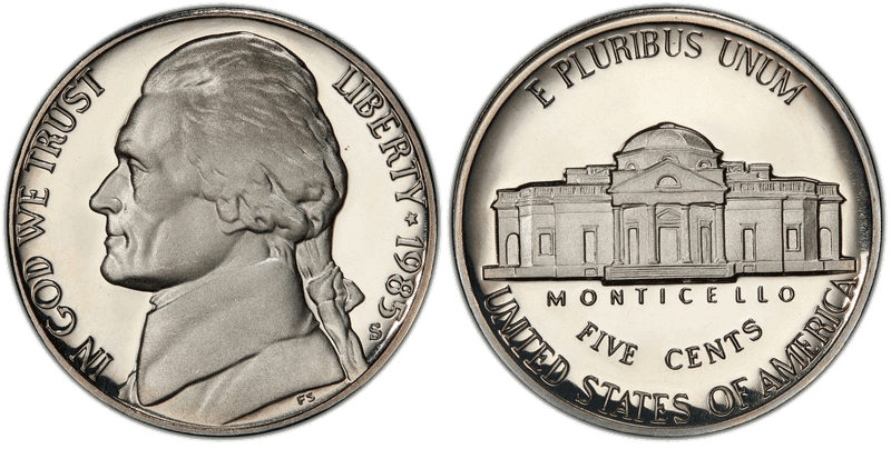 1985 (S) Proof Jefferson Nickel