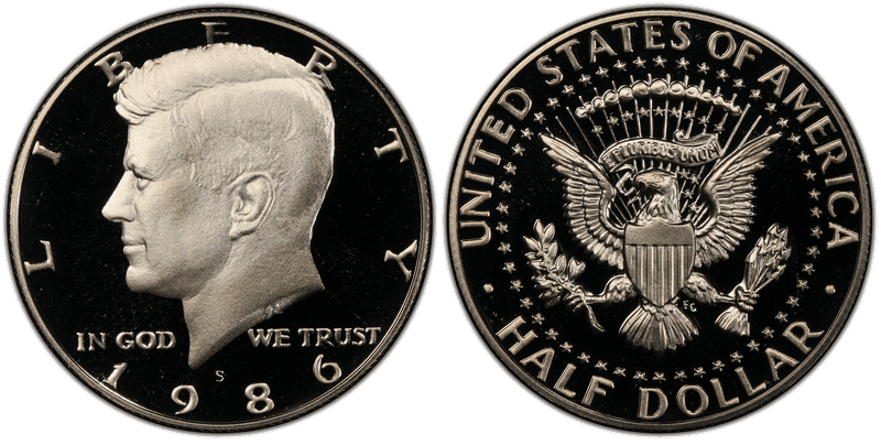 1986 (S) Proof Kennedy Half Dollar