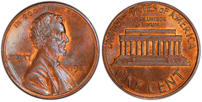 1987 (P) Lincoln Memorial Cent