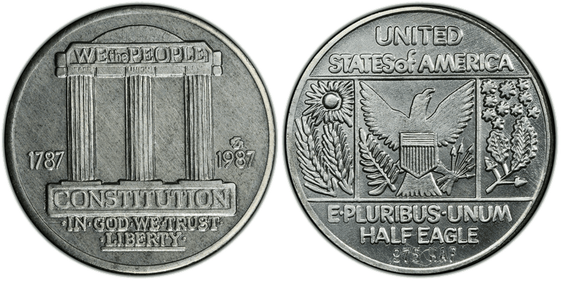 1987 Half Eagle Patterns