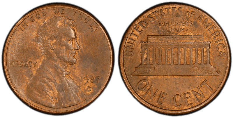1987 Lincoln Cent