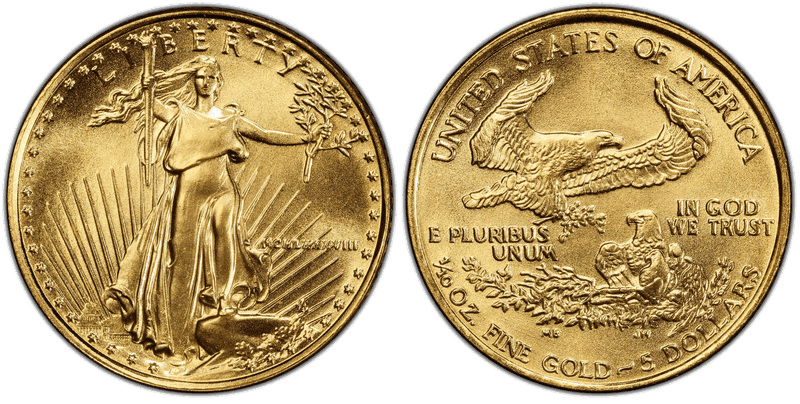 1988 American Eagle Five Dollar Gold