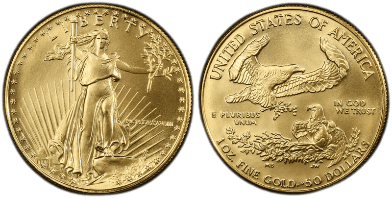 1988 American Eagle Fifty Dollar Gold