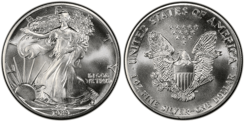 1989 American Silver Eagle