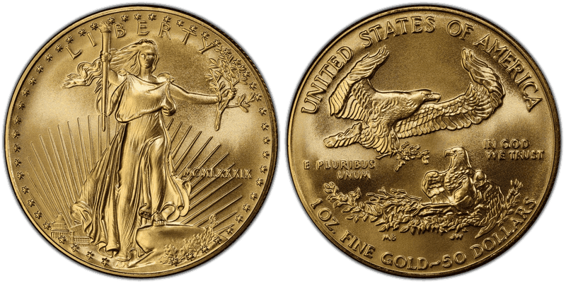 1989 American Eagle Fifty Dollar Gold