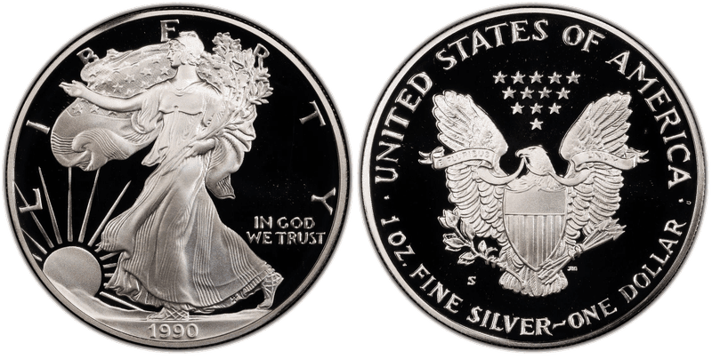 1990 (S) Proof American Silver Eagle