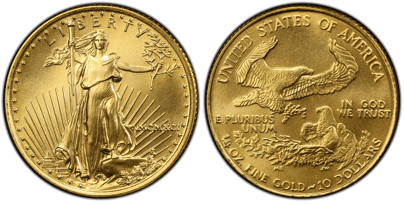 1991 American Eagle Ten Dollar Gold