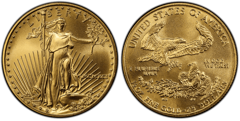 1991 American Eagle Twenty Five Dollar Gold