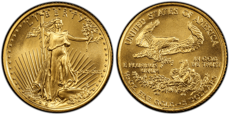 1991 American Eagle Five Dollar Gold