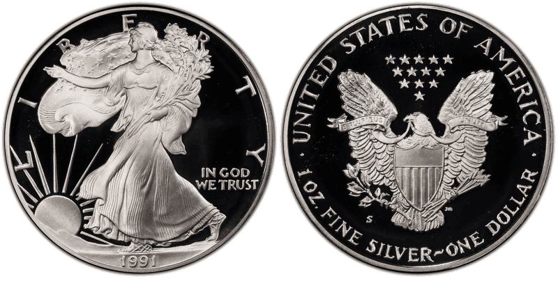 1991 (S) Proof American Silver Eagle