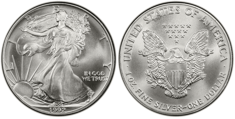1992 American Silver Eagle