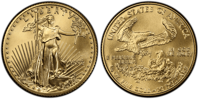 1992 American Eagle Ten Dollar Gold