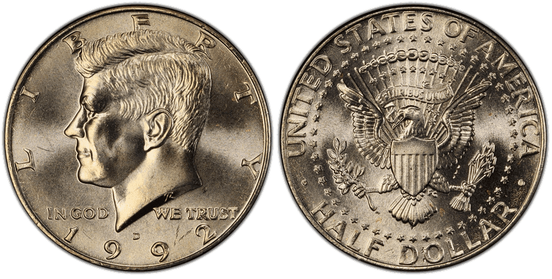 1992 Kennedy Half Dollar
