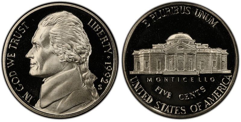 1992 (S) Proof Jefferson Nickel