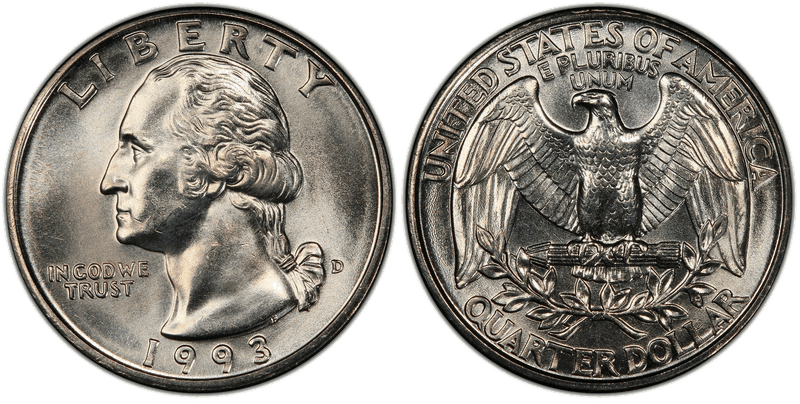 1993 Washington Quarter