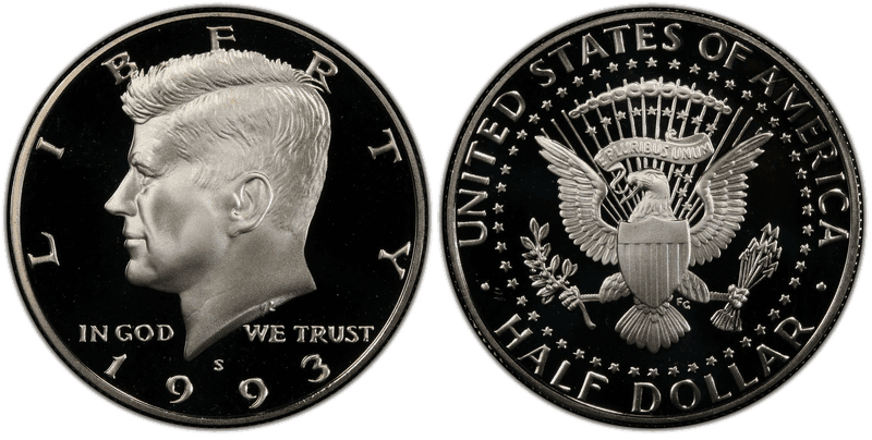 1993 (S) Proof Silver Kennedy Half Dollar