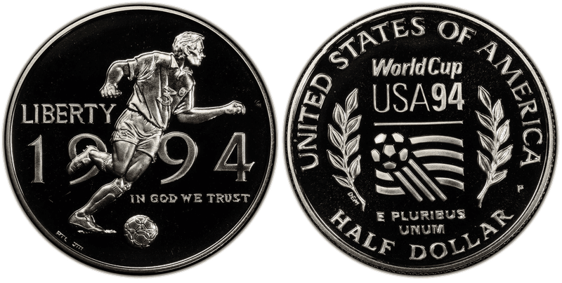 1994 (P) Proof World Cup USA Commemorative Half Dollar