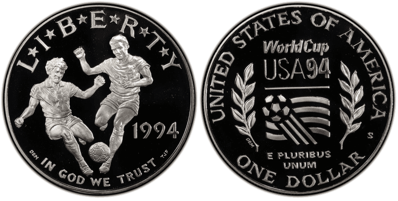 1994 (S) Proof World Cup Dollar