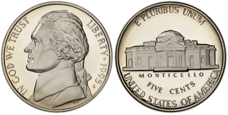 1995 (S) Proof Jefferson Nickel
