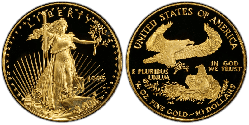 1995 (W) Proof American Eagle Ten Dollar Gold