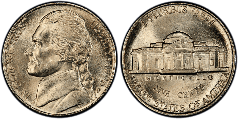 1996 (P) Jefferson Nickel