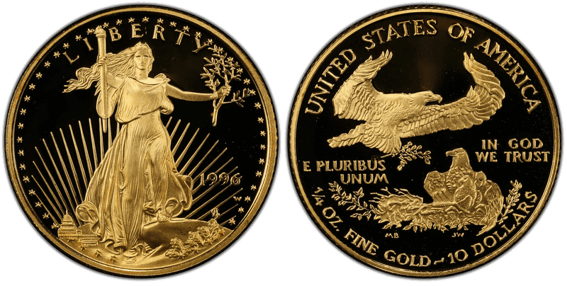 1996 (W) Proof American Eagle Ten Dollar Gold