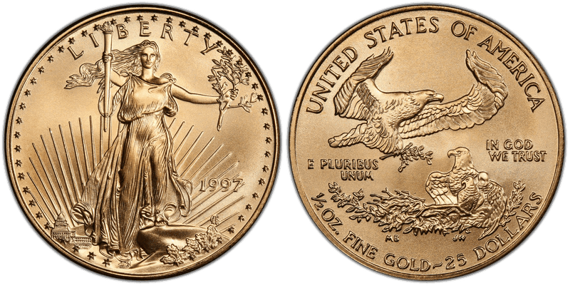 1997 American Eagle Twenty Five Dollar Gold