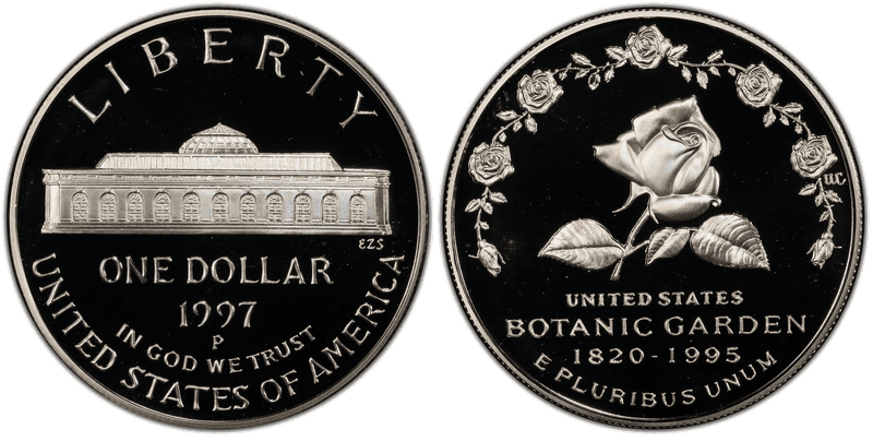 1997 (P) Proof Botanical Dollar