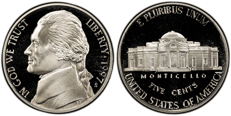 1997 (S) Proof Jefferson Nickel