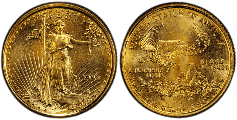 1998 American Eagle Five Dollar Gold