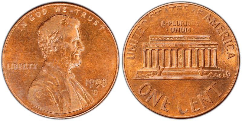 1998 Lincoln Cent