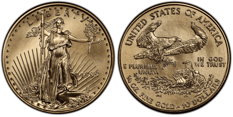 1999 American Eagle Ten Dollar Gold