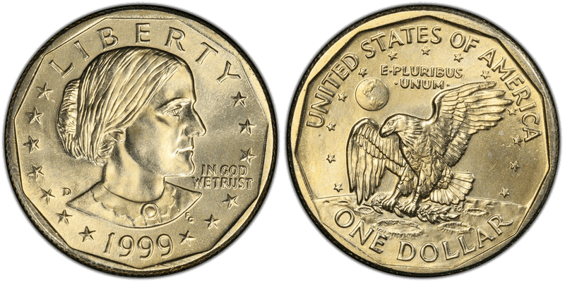 1999 Susan B. Anthony Dollar