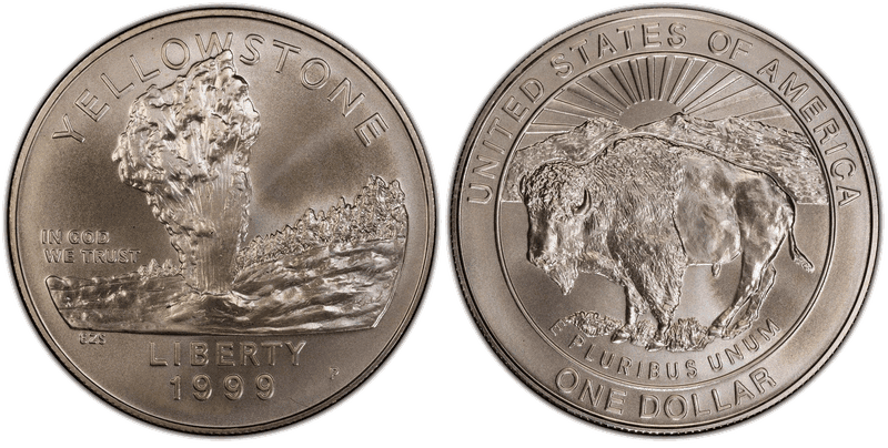 1999 Yellowstone National Park Commemorative Dollar