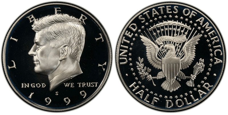 1999 (S) Proof Silver Kennedy Half Dollar