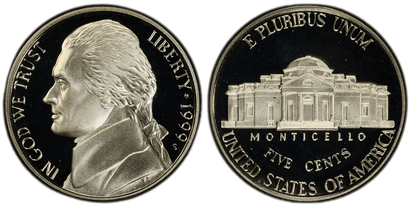 1999 (S) Proof Jefferson Nickel