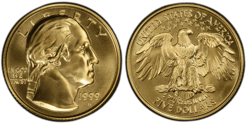 1999 (W) George Washington Death Bicentennial Gold