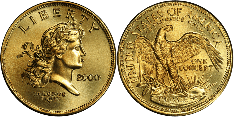 2000 Token X-582 Brass Gallery Mint Mus. Concept