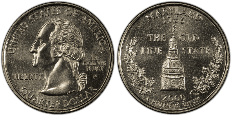 2000 (P) Maryland State Quarter