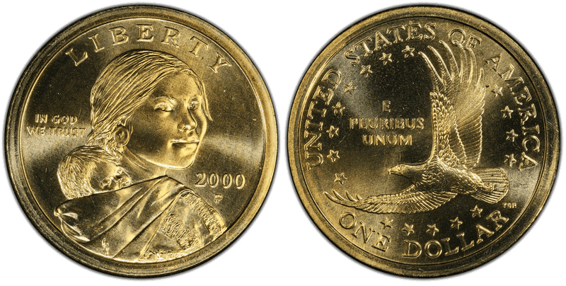 2000 (P) Sacagawea Dollar - Goodacre Presentation