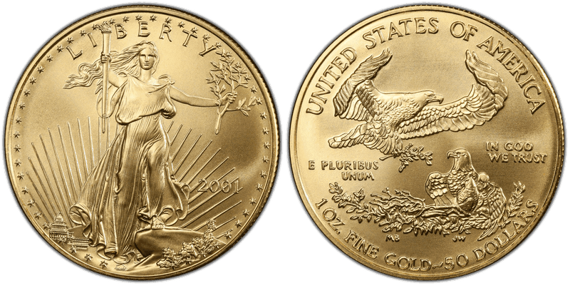 2001 American Eagle Fifty Dollar Gold