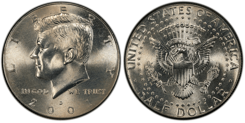 2001 Kennedy Half Dollar
